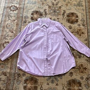 Roaman's Lavender Button-Up Shirt